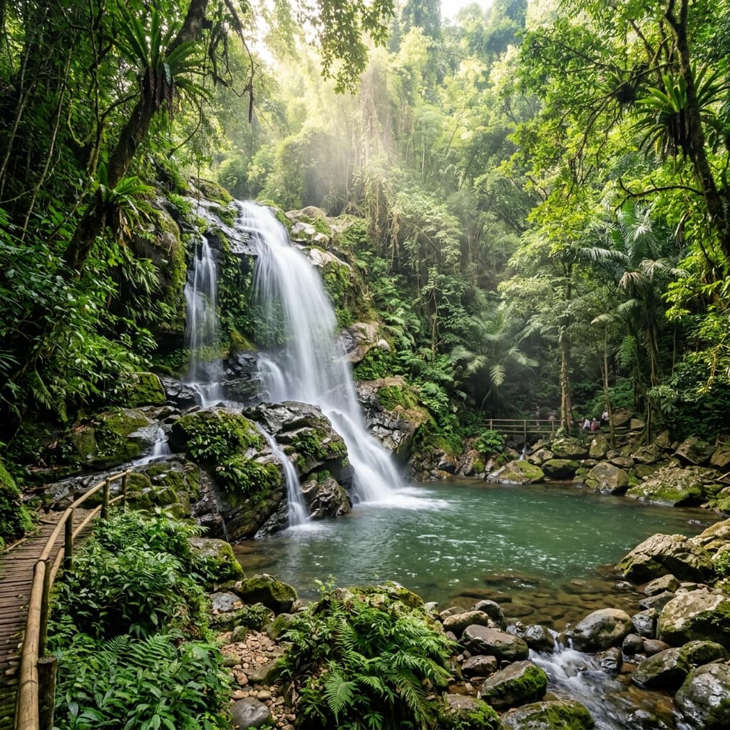 น้ำตกสบหมอก